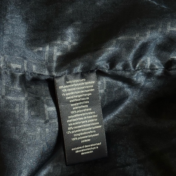 Tommy Hilfiger Navy and White Varsity Jacket Size M - Picture 5 of 8